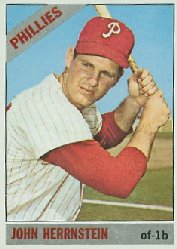 1966 Topps Baseball Cards      304     John Herrnstein